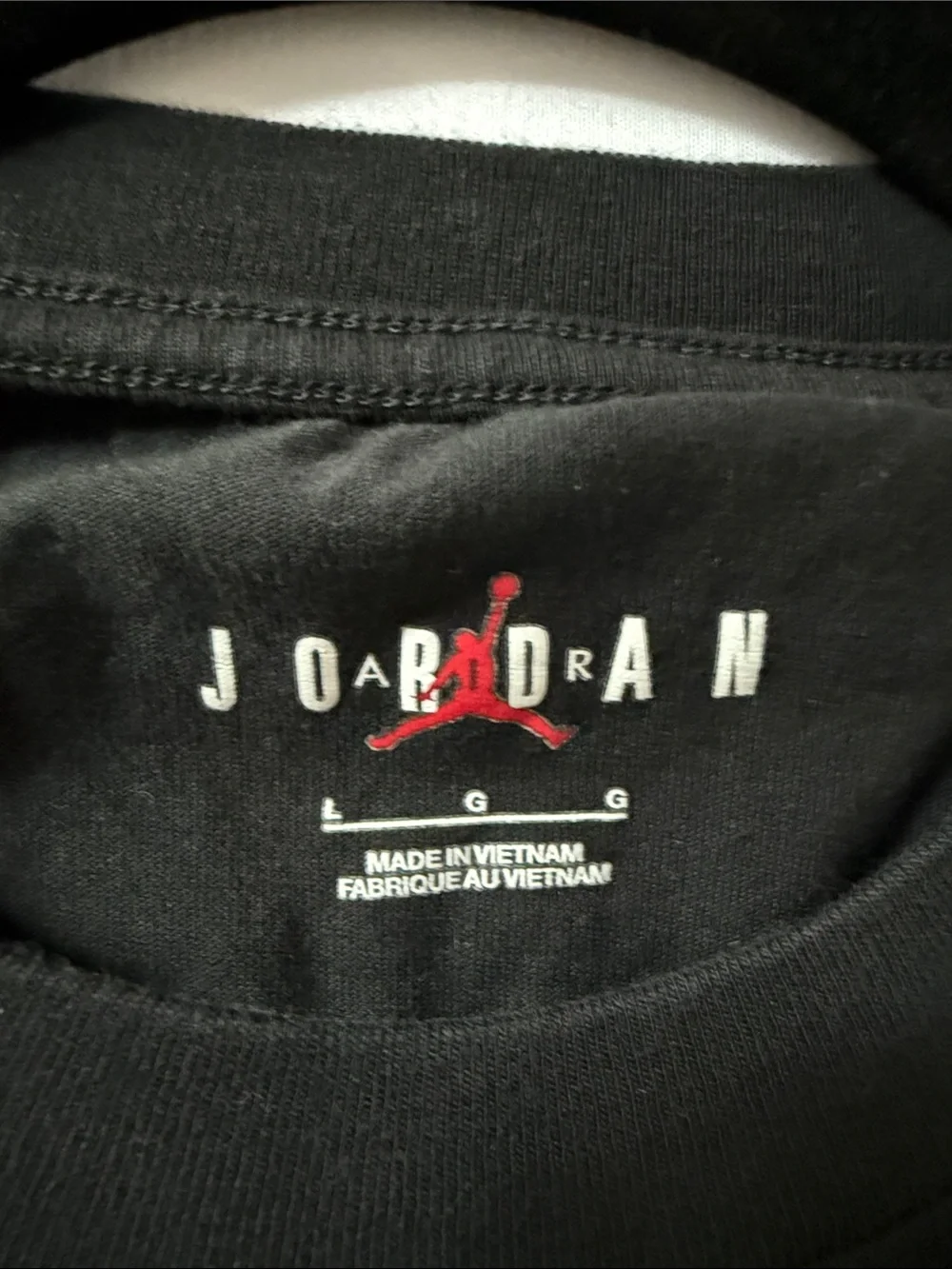 Jordan Black Short-Sleeve Tee with City Night Graphic